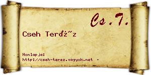 Cseh Teréz névjegykártya
